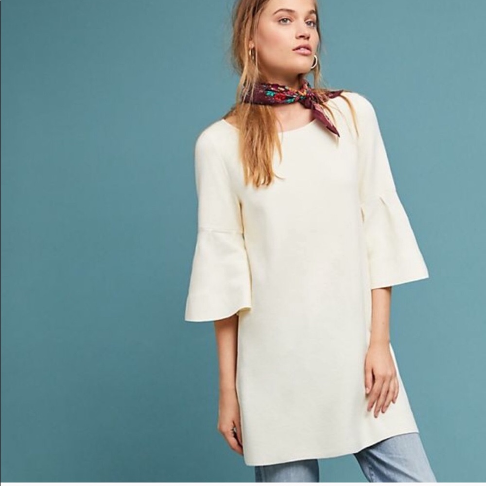 Anthropologie Chester Bell-Sleeved Sweater NWOT S